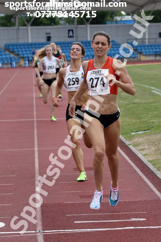 Senior womens 800 metres, Northern Senior and Under-20s Champs., Sports City, Manchester. Photo: David T. Hewitson/Sports for All Pics